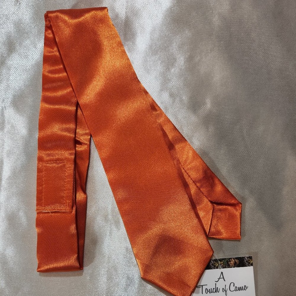Child/Youth Long Tie in Hunter Orange (2-4 years)